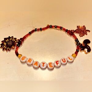 Bracelet Thanksgiving grateful bracelet